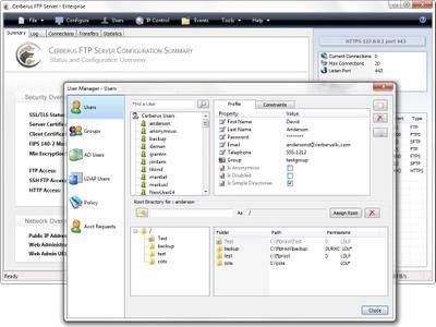 Cerberus FTP Server Enterprise 11.2.3