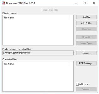 Document2PDF Pilot 2.25.1