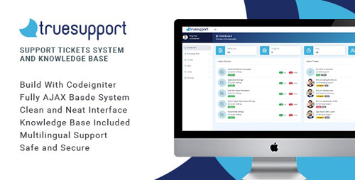 CodeCanyon - TrueSupport v1.1 - Support Tickets System & Knowledge Base - 25593773