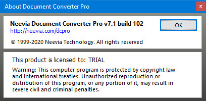 Neevia Document Converter Pro 7.1.102