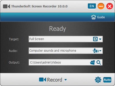 ThunderSoft Screen Recorder 10.5.0 Multilingual Portable