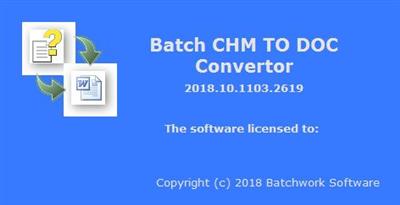 Batch CHM to DOC Converter 2020.12.620.2849