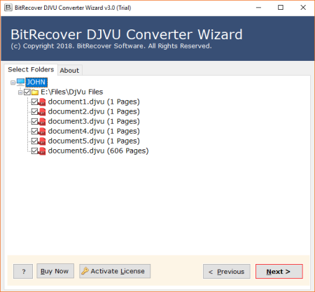 BitRecover DjVu Converter Wizard 3.2
