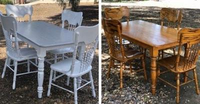 How To Refinish Your Dining Table  Set 0e72a8713b5d7479f0badadb8eb03bca