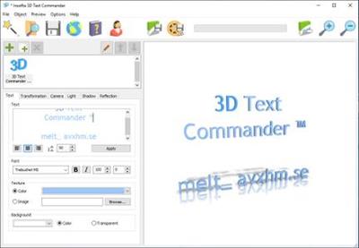 Insofta 3D Text Commander 5.6.0 Multilingual + Portable