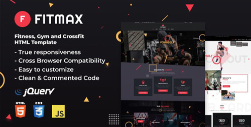ThemeForest - Fitmax v1.0 - Fitness and Crossfit HTML Template - 24759365
