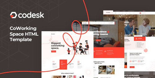 ThemeForest - Codesk v1.0 - Coworking Space HTML Template - 27010564