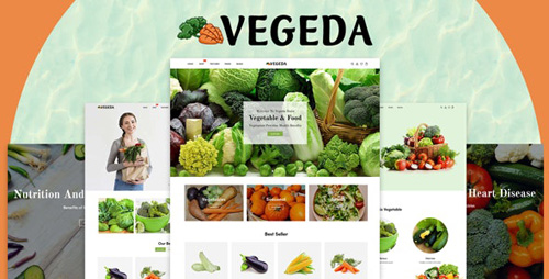 ThemeForest - Vegeda v1.0 - Vegetables And Organic Food eCommerce Shopify Theme - 27469486