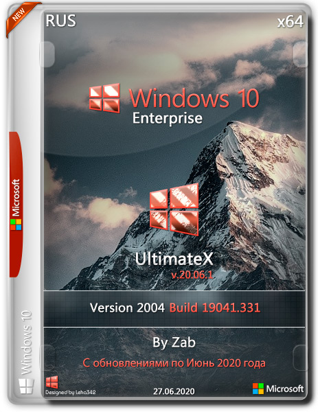 Windows 10 Enterprise x64 19041.331 UltimateX by Zab (RUS/2020)
