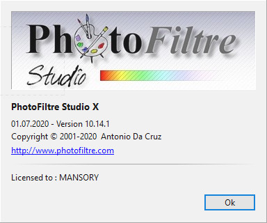 PhotoFiltre Studio X 10.14.1