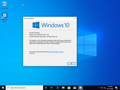 62dd721b694fc509e8918aa4005fe3a6 - Windows 10 Pro Education 20H1 2004.19041.331  (x86x64) Multilanguage Preactivated June 2020