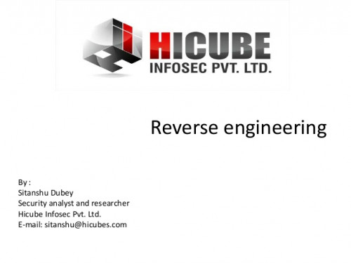 InfoSec - Introduction to Reverse Engineering