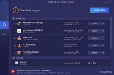 IObit Software Updater Pro 3.1.0.1572 Multilingual Portable