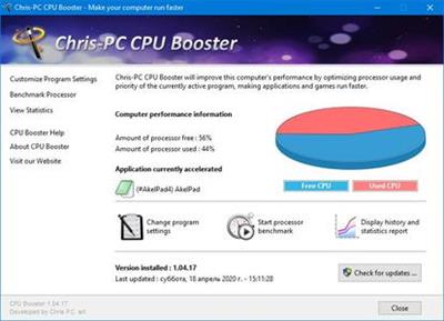 Chris PC CPU Booster 1.06.30 Portable