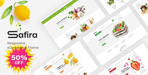 ThemeForest - Safira v1.0.0 - Food & Organic WooCommerce WordPress Theme - 27184258