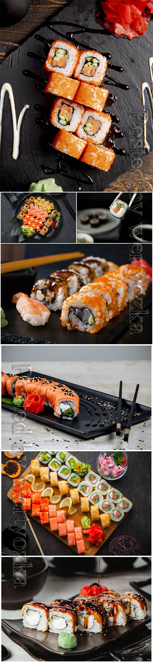 Delicious beautiful sushi