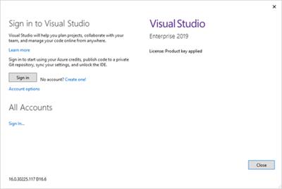 128de4dcc8567527f2736564fc0d70a5 - Microsoft Visual Studio Enterprise 2019 v16.6.3  Multilingual
