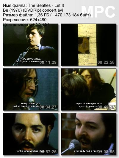 The Beatles - Let It Be 1970 (DVDRip)