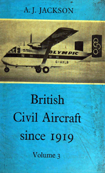 British Civil Aircraft Since 1919, vol. 3