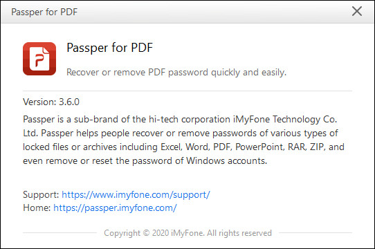 Passper for PDF 3.6.0.1