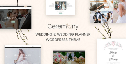 ThemeForest - Ceremony v1.4 - Wedding Planner WordPress Theme - 23381054