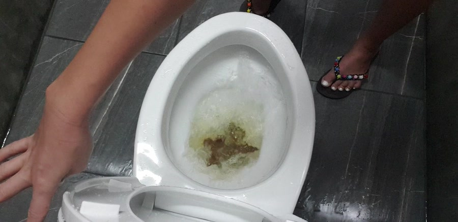 Shit - Fboom - Big, Big Pooping, Peeing In Public Toilet Bundle with MissAnja (03 July 2020/HD/1.35 GB)