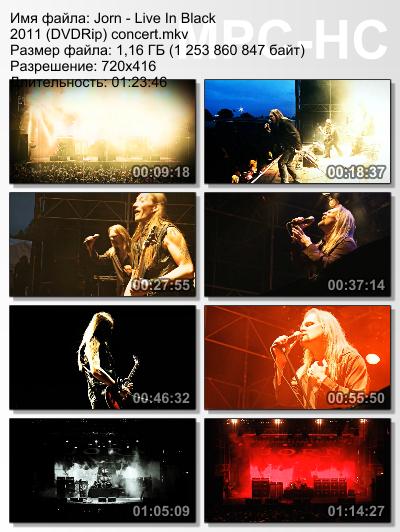 Jorn - Live In Black 2011 (DVDRip)