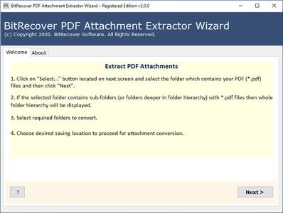 BitRecover PDF Attachment Extractor Wizard 2.1.0