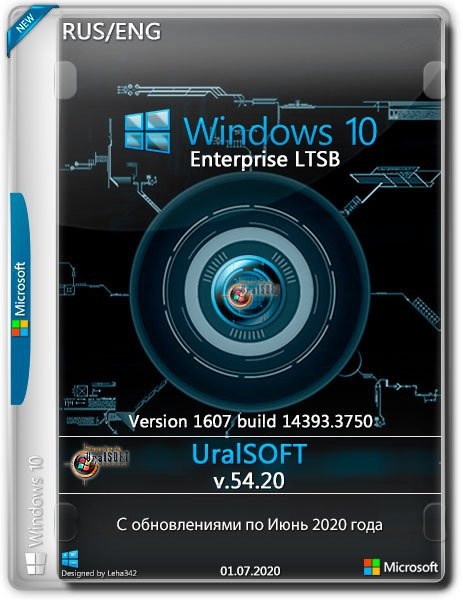 Windows 10 Enterprise LTSB (1607) 14393.3750 by UralSOFT v.54.20 (x86-x64)
