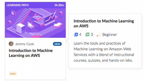 Cloud Academy - Introduction to Machine Learning on AWS