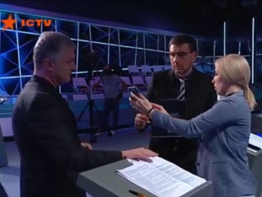 Верещук устроила перепалку с Порошенко на ТВ: в сеть попало видео