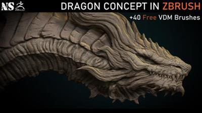 Artstation - Dragon Concept in Zbrush