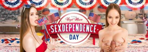 Hazel Moore - SEXdependence Day (09.07.2020/VRBangers.com/3D/VR/UltraHD 4K/3072p) 