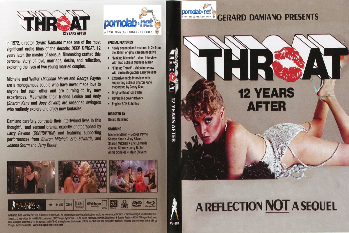 Throat... 12 Years After / ... 12   (Gerard Damiano., Vinegar Syndrome) [1984 ., Feature Classic Straight, BluRay, 1080p](Michelle Maren, Sharon Kane, Sharon Mitchell, Joanna Storm, Marc Stevens, Annie Sprinkle, Joey Silvera, George P