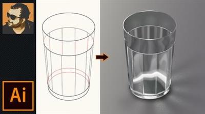 How To Draw a Realistic Glass in Adobe Illustrator CC (Update)