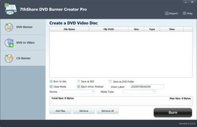 7thShare DVD Burner Creator Pro 1.3.1.4 Multilingual