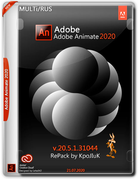 Adobe Animate 2020 20.5.1.31044 RePack by KpoJIuK (MULTi/RUS/2020)