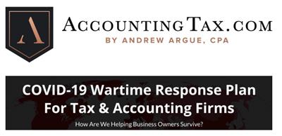 Andrew Argue вЂ" AccountingTax Programs + COVID 19 Consulting