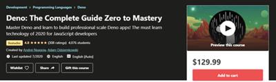 Deno The Complete Guide Zero to Mastery (07/2020)