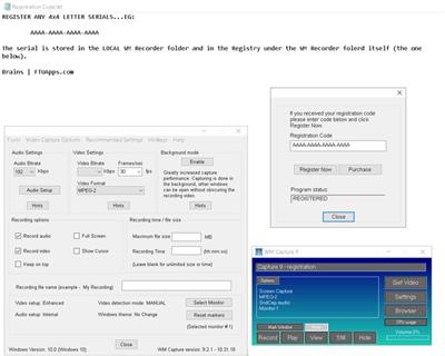 WM Capture 9.2.1 + Crack + Registration Code | Screen Recorder