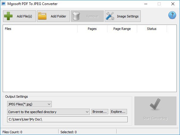 Mgosoft PDF To JPEG Converter v12.2.5