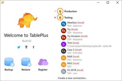 TablePlus 3.7.4 Build 136