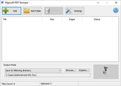 Mgosoft PDF Stamper 7.4.5