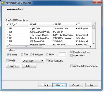 Advanced CSV Converter 6.87