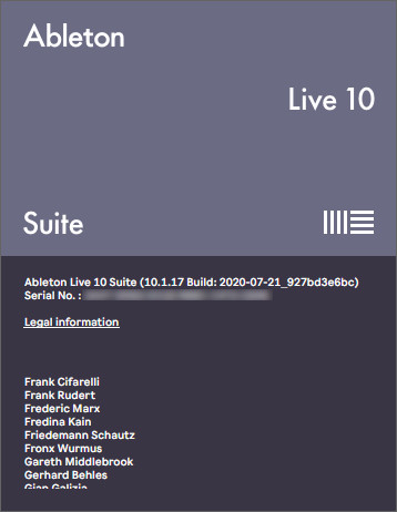 Ableton Live Suite 10.1.17