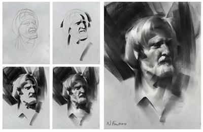 Drawing Portraits in Charcoal with Nathan Fowkes