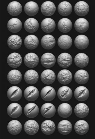 Environment Brushes Vol.1 for ZBrush