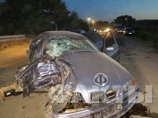Смертельное ДТП под Киевом: столкнулись BMW и Skoda Fabia(эксклюзивные фото с места трагедии)