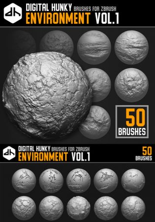Environment Brushes Vol.1 for ZBrush