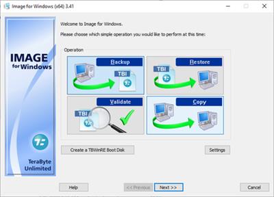 TeraByte Drive Image Backup & Restore 3.41 (x64) Portable